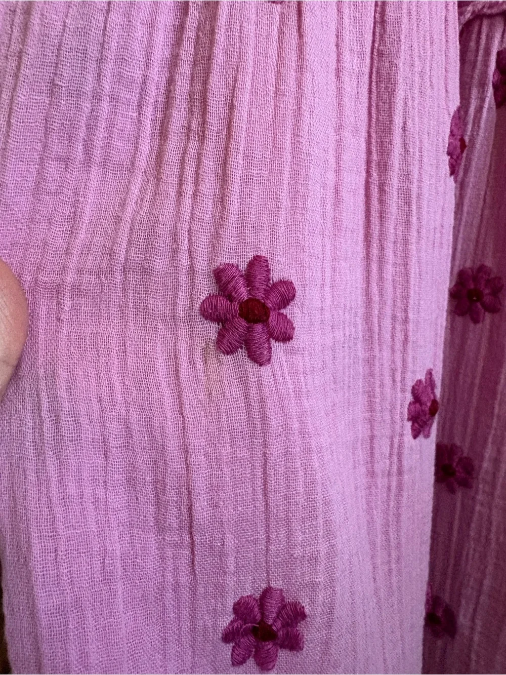 Free People Dahlia Embroidered Maxi Dress in Pink